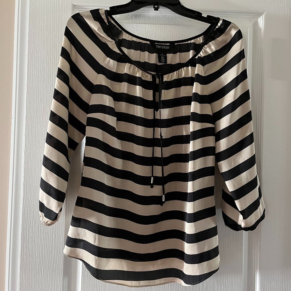 White House black Market Striped dress top